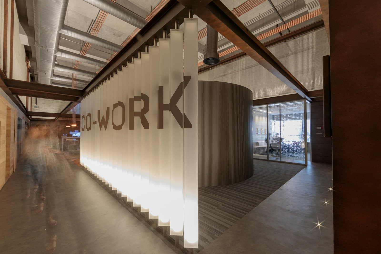 A modern co-working studio space